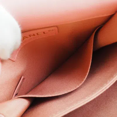 Pre-owned Chanel Boy  Pink Tweed Leather Shoulder Bag ()