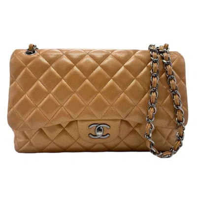 Pre-owned Chanel Bronze Caviar Leather Leather Shoulder Bag ()