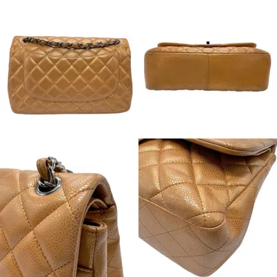 Pre-owned Chanel Bronze Caviar Leather Leather Shoulder Bag ()