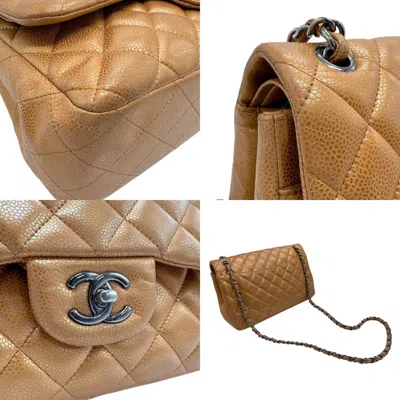 Pre-owned Chanel Bronze Caviar Leather Leather Shoulder Bag ()