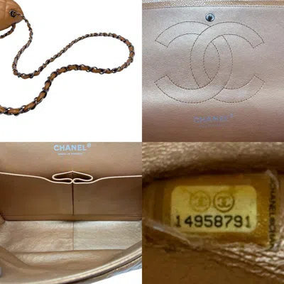 Pre-owned Chanel Bronze Caviar Leather Leather Shoulder Bag ()