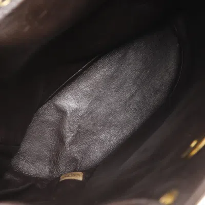 Pre-owned Chanel Brown Leather Backpack ()