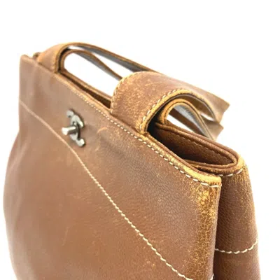 Pre-owned Chanel Brown Leather Tote Bag ()