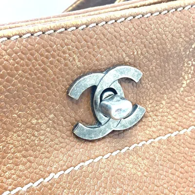 Pre-owned Chanel Brown Leather Tote Bag ()