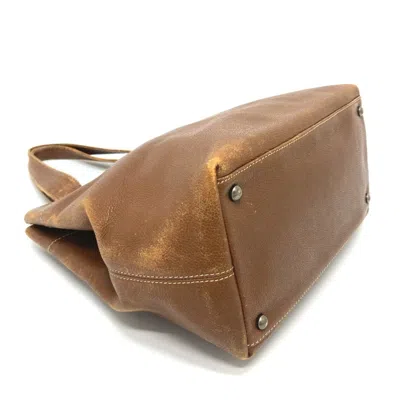 Pre-owned Chanel Brown Leather Tote Bag ()