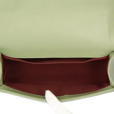 Pre-owned Chanel Green Leather Shoulder Bag ()