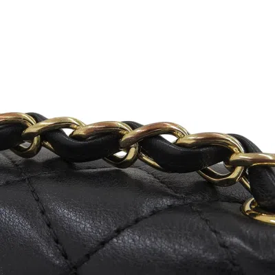 Pre-owned Chanel Matelasse Black Leather Backpack ()