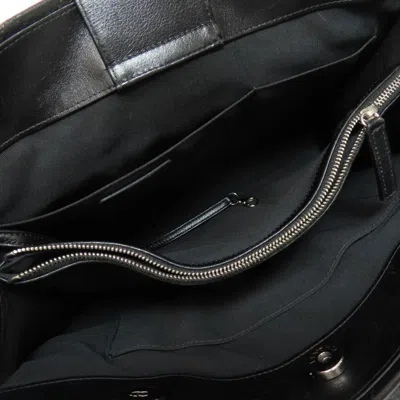 Pre-owned Chanel Matelasse Black Leather Tote Bag ()