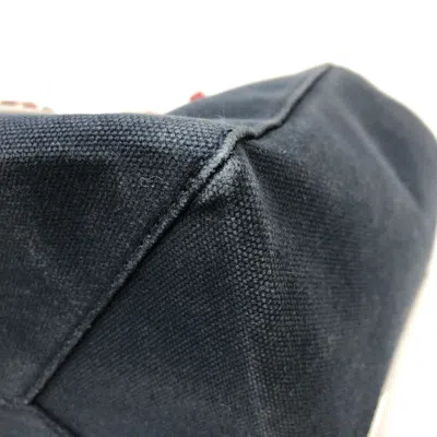 Pre-owned Chanel Navy Cloth Tote Bag ()