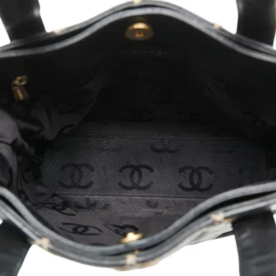 Pre-owned Chanel Navy Leather Shoulder Bag Tote Bag ()