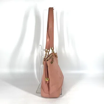 Pre-owned Chanel Pink Leather Shoulder Bag Tote Bag ()