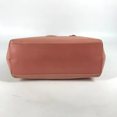Pre-owned Chanel Pink Leather Shoulder Bag Tote Bag ()
