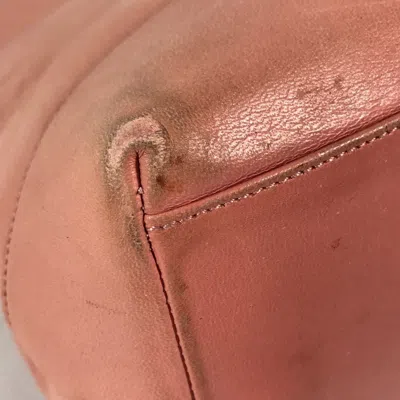 Pre-owned Chanel Pink Leather Shoulder Bag Tote Bag ()