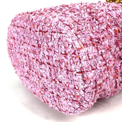 Pre-owned Chanel Pink Tweed Shoulder Bag ()