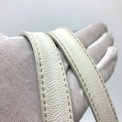 Pre-owned Chanel White Leather Tote Bag ()