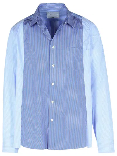 791 Light Blue Cotton Shirt In Blue