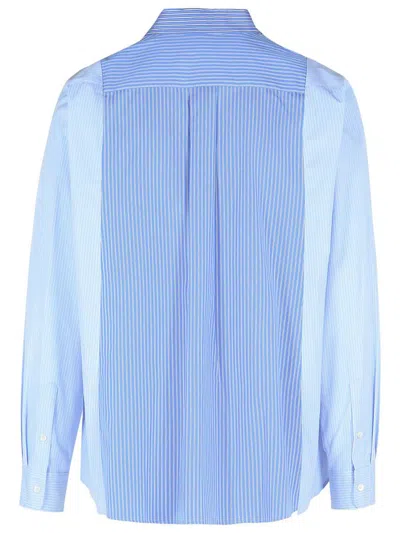 791 Light Blue Cotton Shirt In Blue