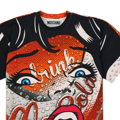 Moschino Couture Couture Printed Cotton Mini Dress