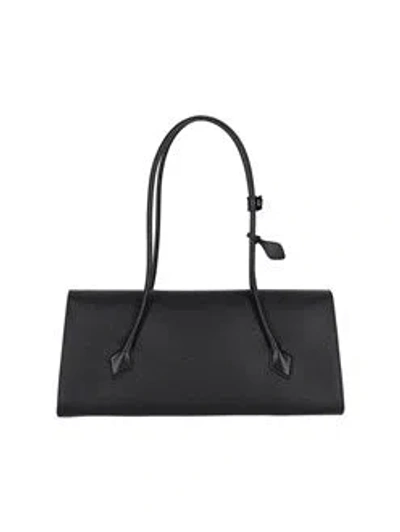 Alaïa Medium Elegant Handbag With Tubular Handles In Black