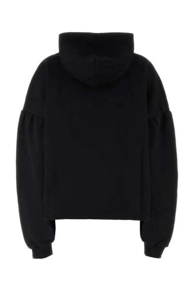 Balenciaga Women's Cotton Sweatshirt In Black
