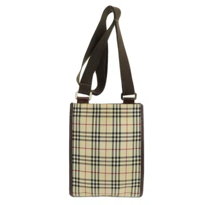 Pre-owned Burberry Beige Canvas Shoulder Bag ()