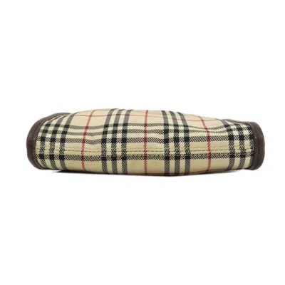 Pre-owned Burberry Beige Canvas Shoulder Bag ()