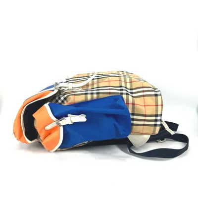 Pre-owned Burberry Beige Leather Backpack ()