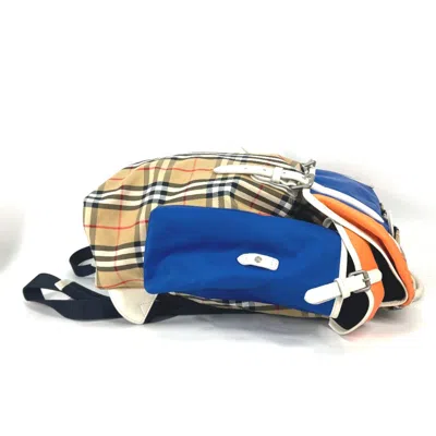 Pre-owned Burberry Beige Leather Backpack ()