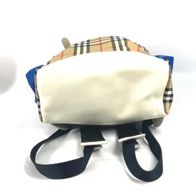 Pre-owned Burberry Beige Leather Backpack ()
