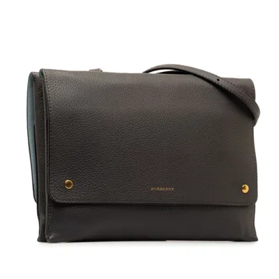 Pre-owned Burberry Black Leather Shoulder Bag ()