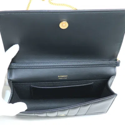 Pre-owned Burberry Black Leather Shoulder Bag ()