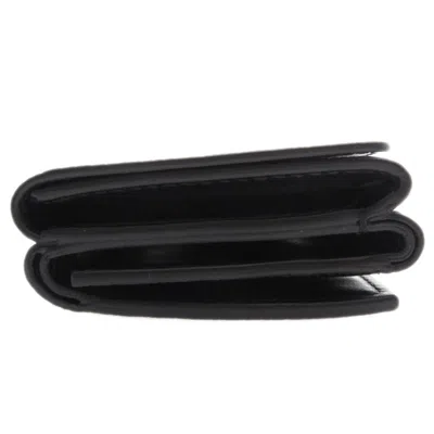 Pre-owned Burberry Black Leather Wallet (bi-fold) ()