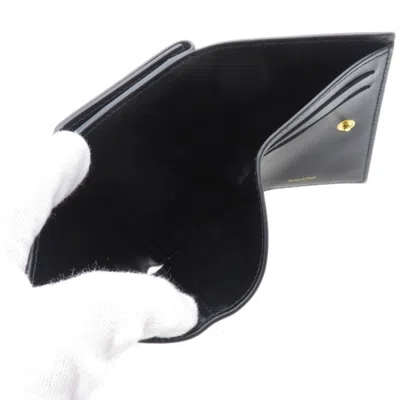 Pre-owned Burberry Black Leather Wallet (bi-fold) ()