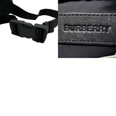 Pre-owned Burberry Black Nylon Fanny Pack Sling Bag ()