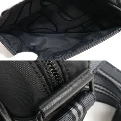 Pre-owned Burberry Black Polyester Cotton Leather Shoulder Bag ()