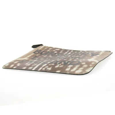 Pre-owned Burberry Brown Leather Clutch Bag ()