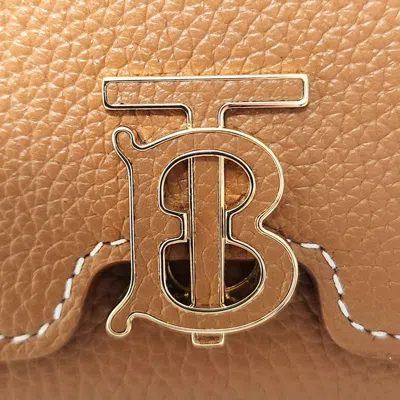 Pre-owned Burberry Brown Leather Wallet (tri-fold) ()