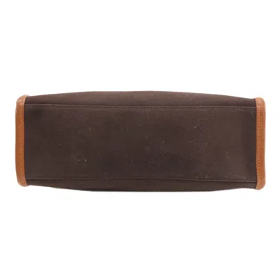 Pre-owned Burberry Dark Brown Canvas Tote Bag ()
