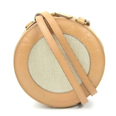 Pre-owned Bvlgari Beige Canvas Leather Shoulder Bag ()