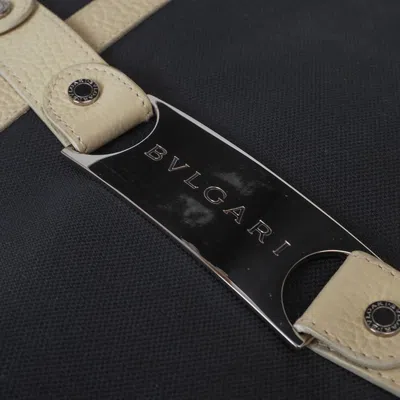 Pre-owned Bvlgari Black Canvas Shoulder Bag ()