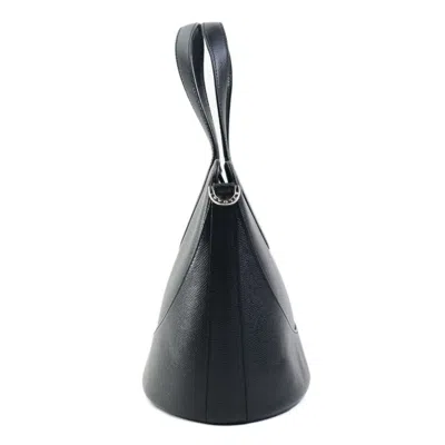 Pre-owned Bvlgari Black Leather Handbag Shoulder Bag ()
