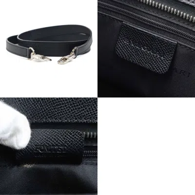 Pre-owned Bvlgari Black Leather Handbag Shoulder Bag ()