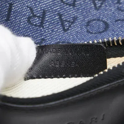 Pre-owned Bvlgari Blue Denim Leather Shoulder Bag ()