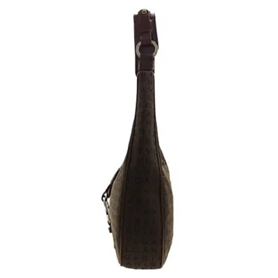 Pre-owned Bvlgari Dark Brown Canvas Shoulder Bag ()