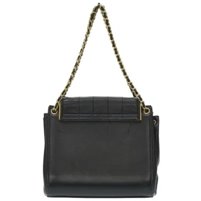 Pre-owned Chanel 2.55 Black Brown Leather Shoulder Bag () In Black, Brown
