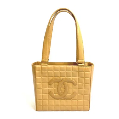 Pre-owned Chanel Beige Leather Tote Bag ()