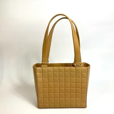 Pre-owned Chanel Beige Leather Tote Bag ()