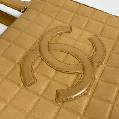 Pre-owned Chanel Beige Leather Tote Bag ()