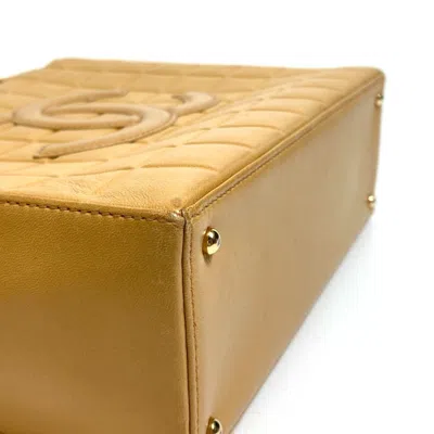 Pre-owned Chanel Beige Leather Tote Bag ()