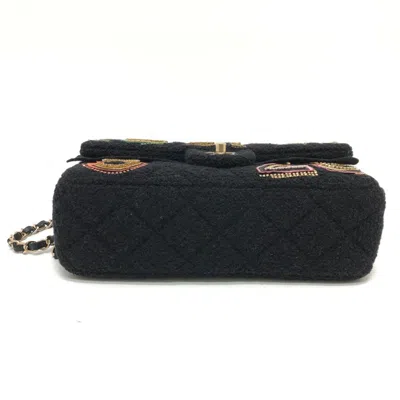 Pre-owned Chanel Black Canvas Shoulder Bag ()